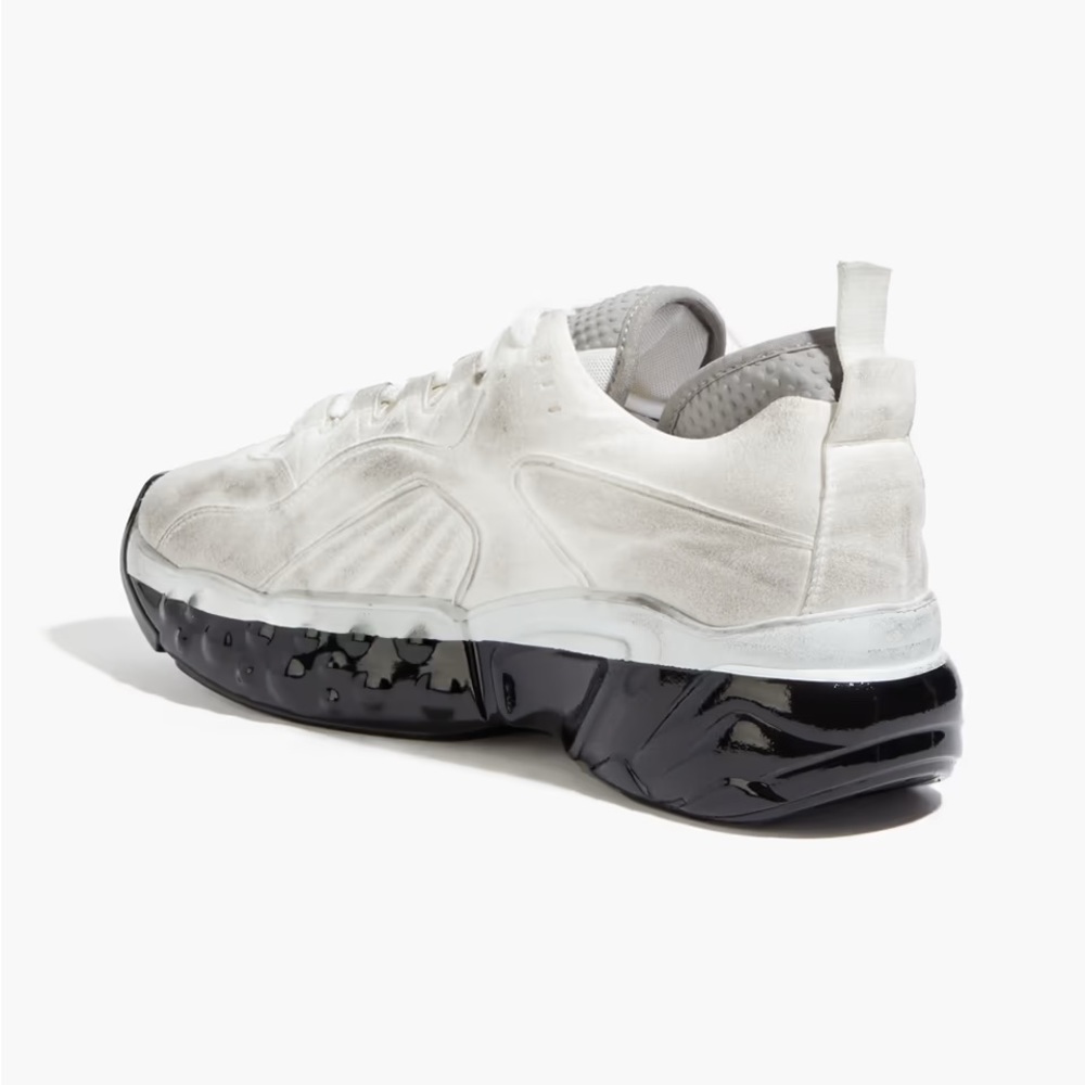 ACNE STUDIOS Distressed faux suede sneakers - Picture 3 of 5